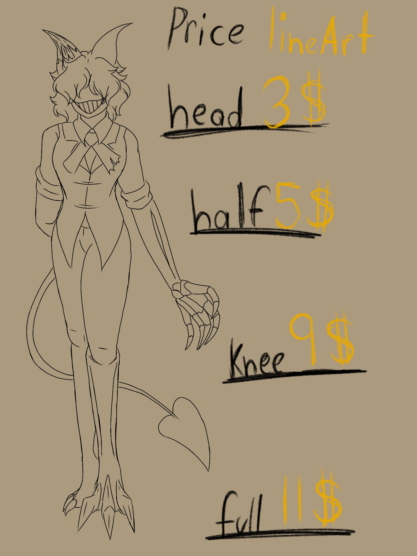 Val's commison sheet!