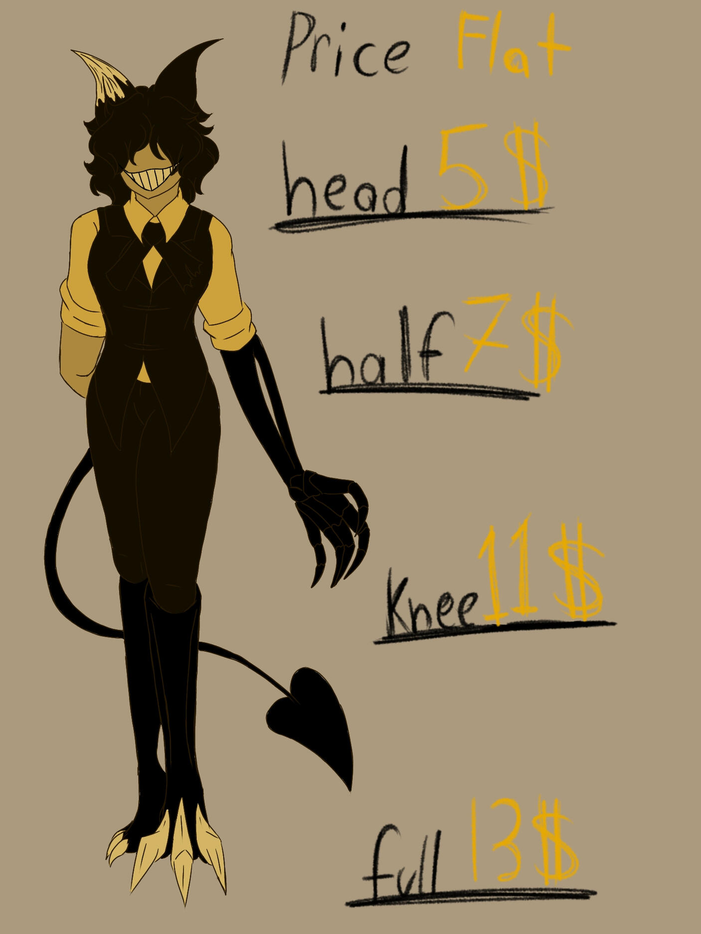 Val's commison sheet!