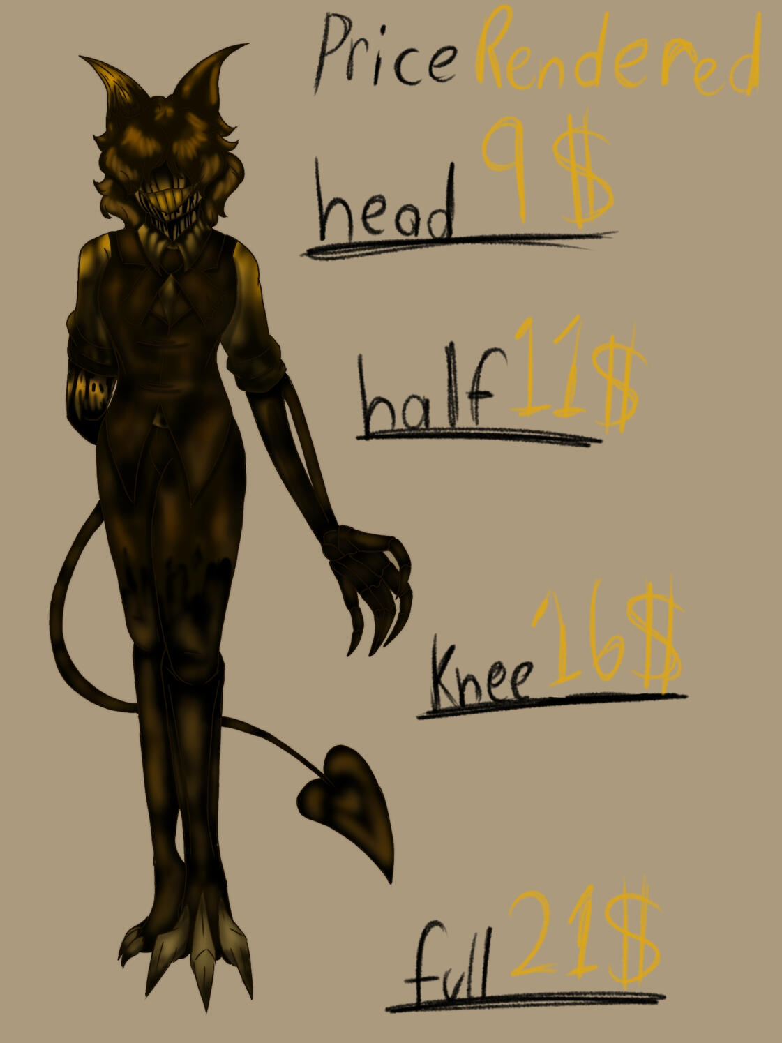 Val's commison sheet!